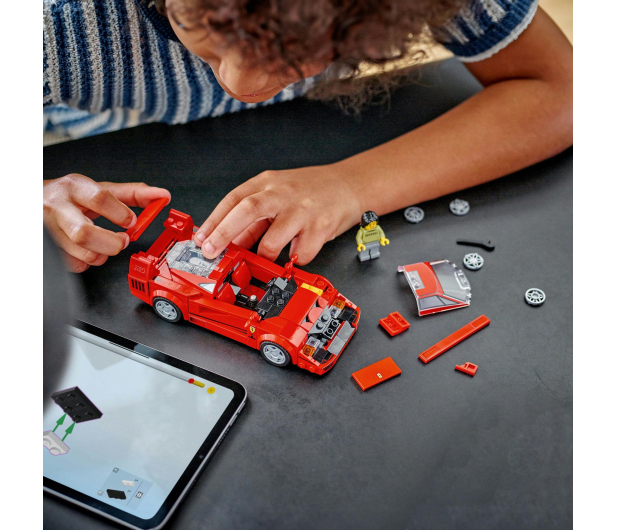 LEGO Speed Champions 76934 Supersamochód Ferrari F40 V29 - 1266186 - zdjęcie 13